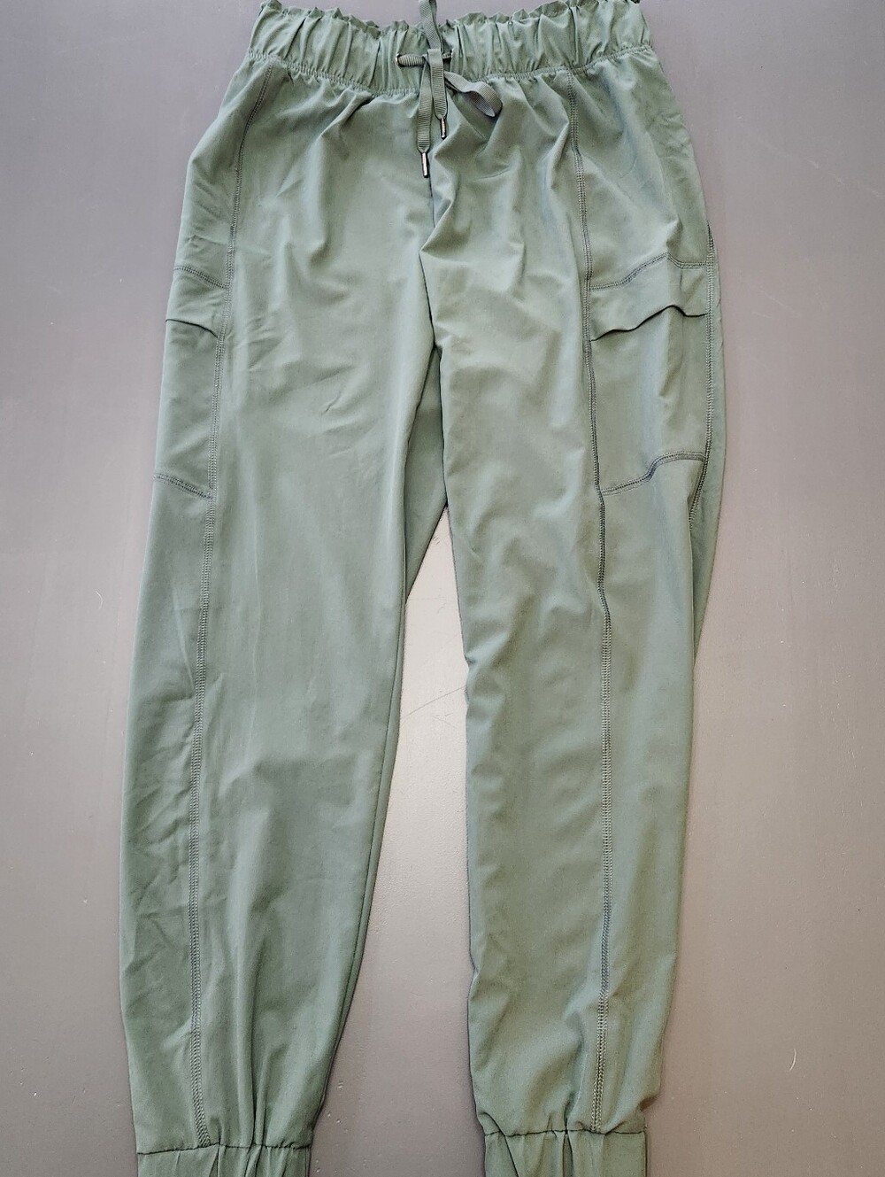 Freely Jogger Pant XS Sage Green Performance High Rise Stretch Pocket Athleisure